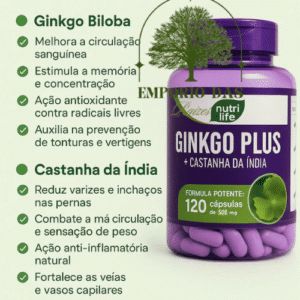 Ginkgo Biloba c/ Cast.-da-india 40 DIAS