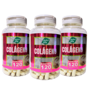 Colágeno Hidrolisado (original) 120 Cápsulas 500mg - 4 meses tratamento