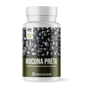 Mucuna ( Mucuna Pruriens ) 500 Mg Original 4 meses tratamento