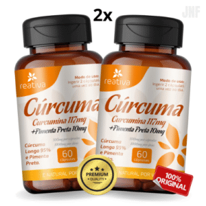 Cúrcuma Longa 95% e Pimenta Preta 1.000mg por dose